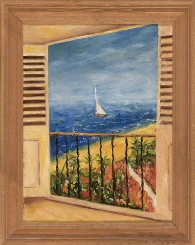'Doorkijk Frans balkon'