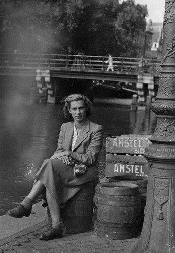 Eva in Amsterdam, 1948.