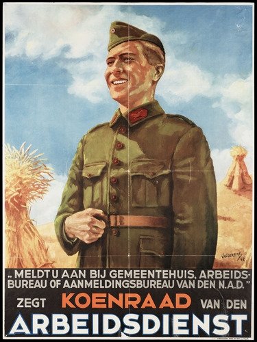 Affiche Arbeidsdienst