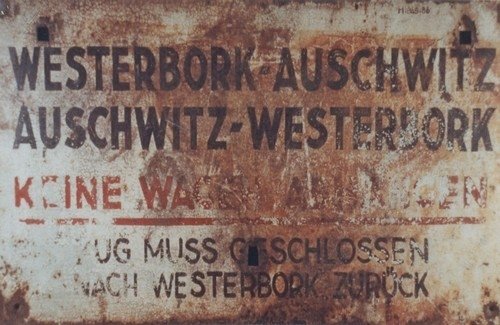 Treinbord Westerbork-Auschwitz.