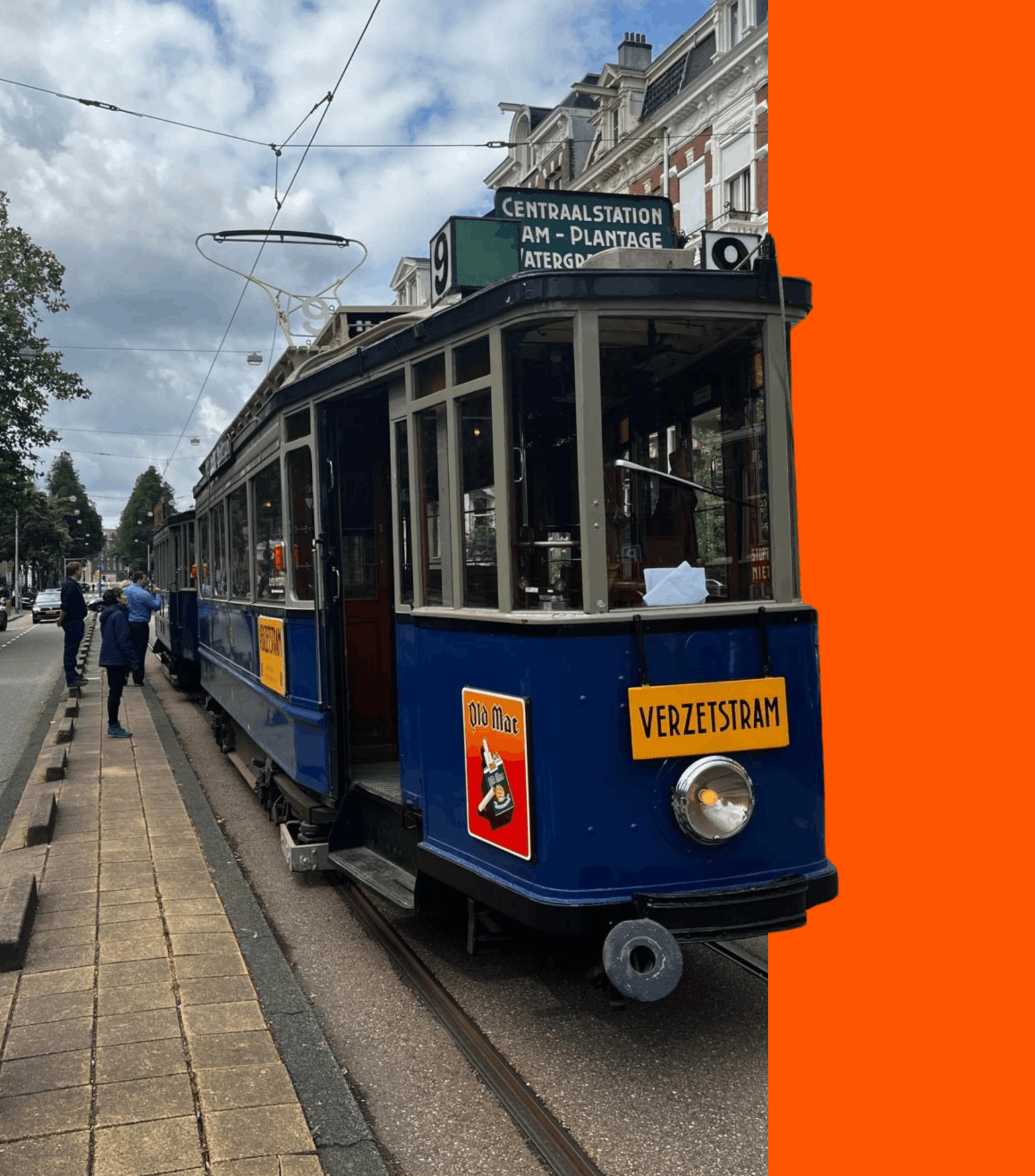 Historische rondrit met de Verzetstram 3 en 5 mei