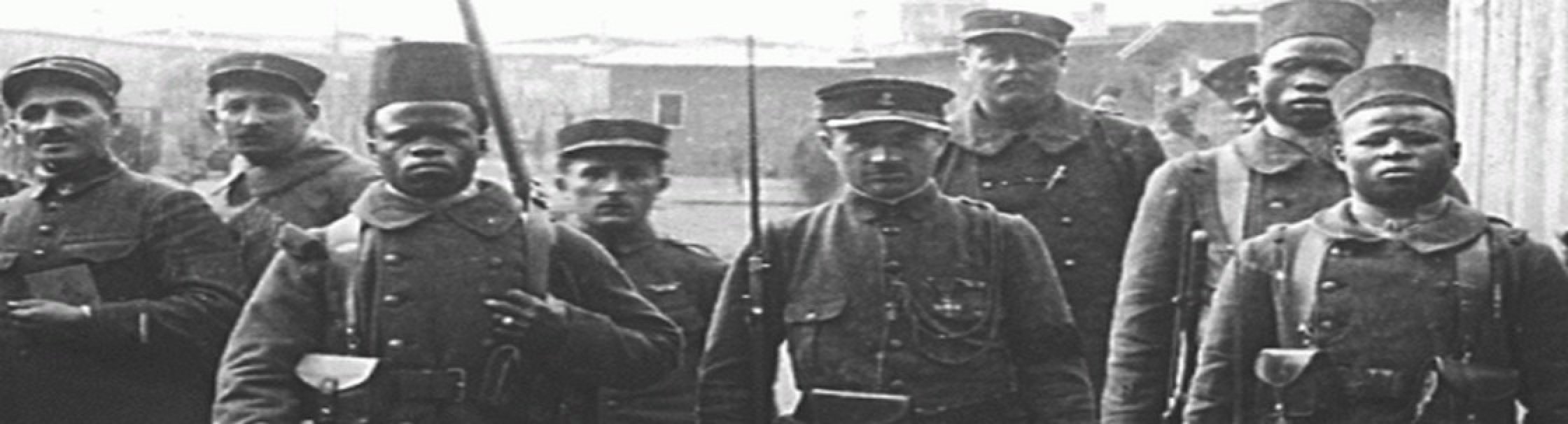 Afrikaanse soldaten in het Franse leger.