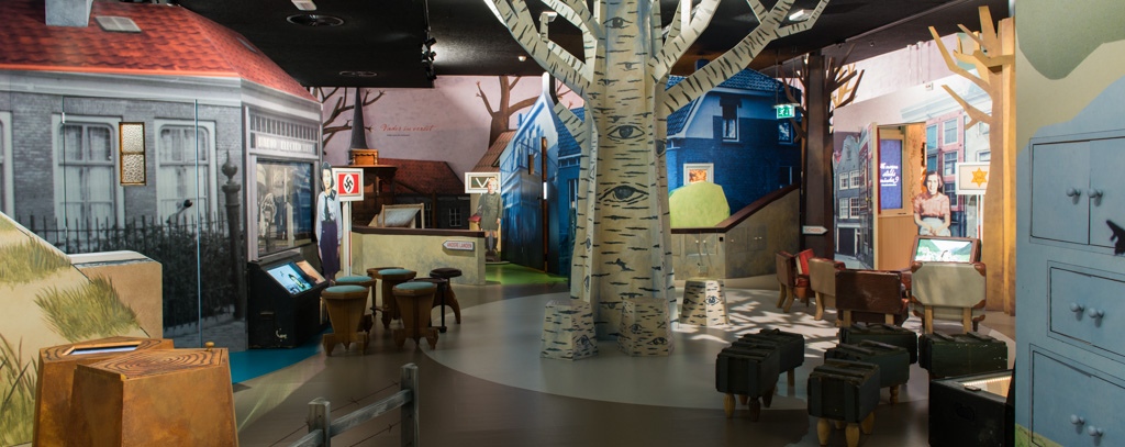 verzetsmuseum junior ruimte waar de herfstvakantie familie activiteit plaatsvindt